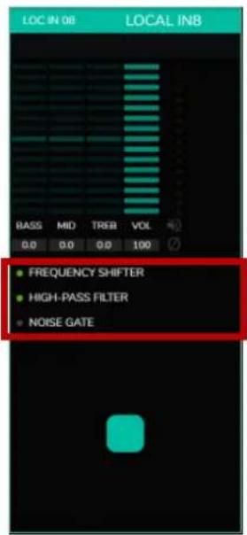 Ecler HUB1616 - INPUTS (Entrées) - 4