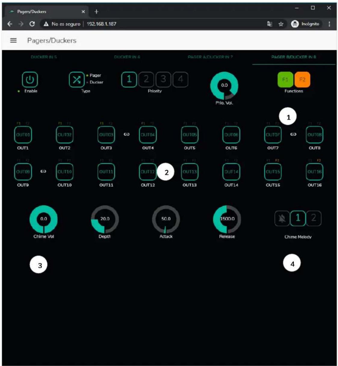 Ecler HUB1616 - PAGERS - 1