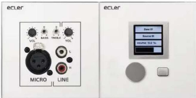 Ecler HUB1616 - REMOTE PANELS (Panneaux de télécommande) - 1
