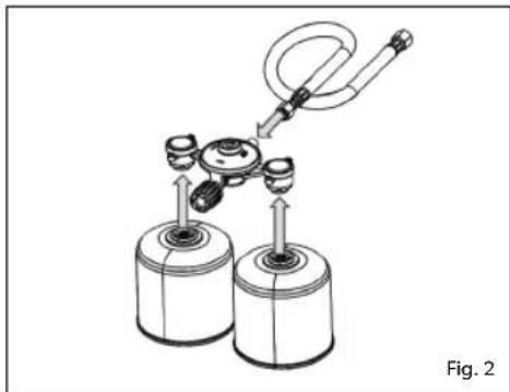 CADAC Dual Power Pak - Montering - 1