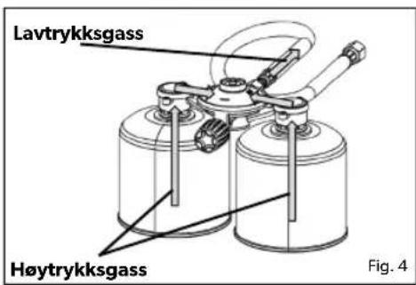 CADAC Dual Power Pak - For å skille apparatet - 2