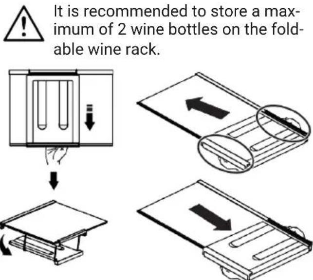 WHIRLPOOL WHK 26404 XP5E - Foldable Wine Rack - 1