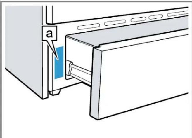 BOSCH HEF1050MC - Emplacement de la plaque signalétique - 1