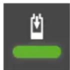 BOSCH Unlimited 7 BSS715FRSH - Den gröna lampan för batteriladdning lyser med fast ljus - 1