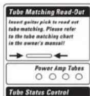 HUGHES & KETTNER Switchblade 50 TSC Combo - What TSC's Tube Status Control tells you: - 5