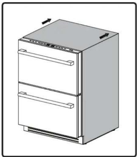 Zephyr Presrv PRRFD24C2AS - Installing the Anti-tip Bracket - 2