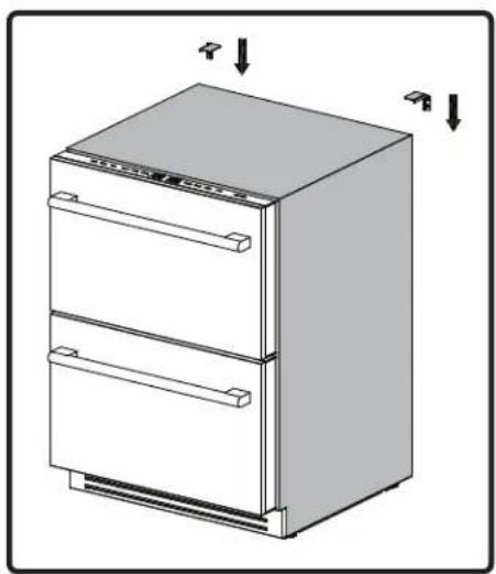 Zephyr Presrv PRRFD24C2AS - Installing the Anti-tip Bracket - 4