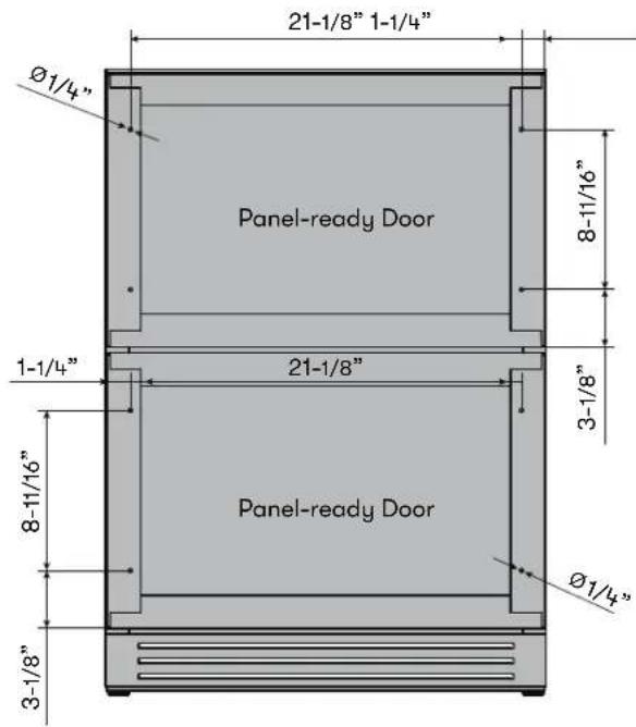 Zephyr Presrv PRRFD24C2AS - Dimensions - 1