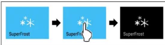 LIEBHERR UF3651 - Désactivation de la fonction SuperFrost - 2