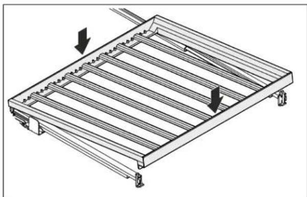LIEBHERR UW3710 - Mise en place de la grille en bois - 1