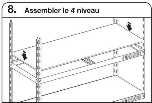 Gladiator GARK365TGG - Assembler le 3 niveau - 5