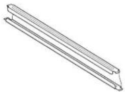 Gladiator GARK365TGG - Tie Channels for Shelf Support - 1