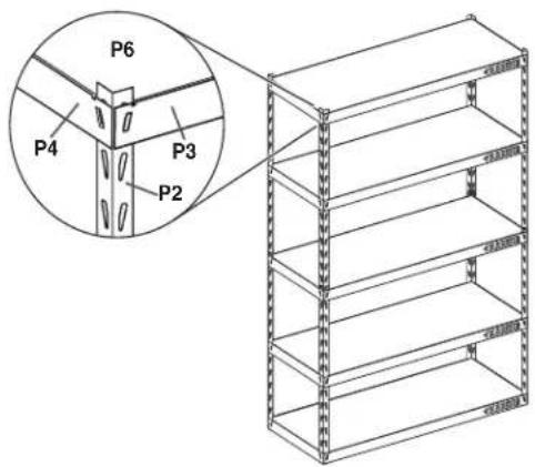 Gladiator GARK365TGG - End Frames/Support Beams - 1