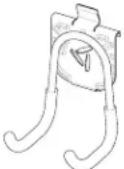 Gladiator GAWA8HMHKG - INSTALLATION INSTRUCTION OF HOOKS, BINS AND BASKETS - 5