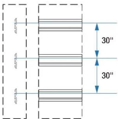 Gladiator GANA201BMS - Hang the tall cabinet onto the GearTrack ^® channels - 2