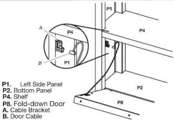 Gladiator GAFS42KDJG - Attach Door Cables - 1