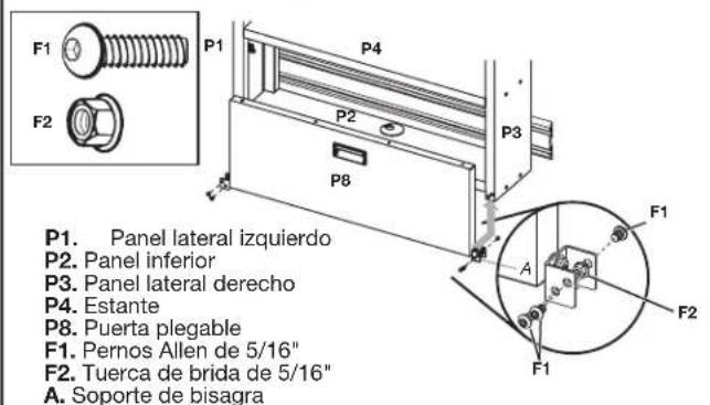 Gladiator GAFS42KDJG - Fije la puerta plegable - 1