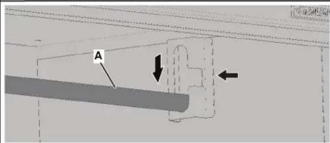 Gladiator GALG362DPG - Install the Hanging Rod - 1