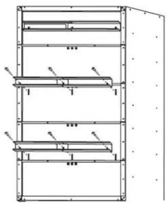Gladiator GABK362PSS - Fixation sur une grande armoire à outils - 2