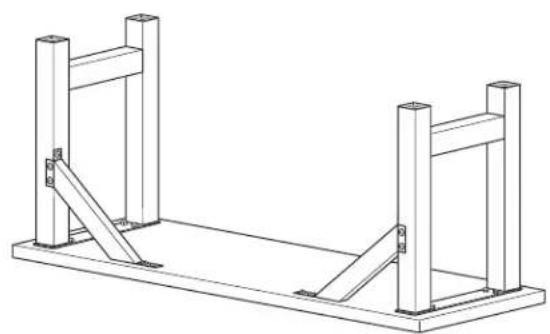 Gladiator GAWB66HWGG - Fixer les supports d'angle aux pieds - 1