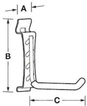 Gladiator GASL182PHB - DIMENSIONES DEL PAQUETE PARA CANASTA DE ALTA RESISTENCIA GEARTRACK® - 4