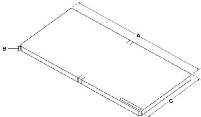 Gladiator GASL182PHB - DIMENSIONS DU MATÉRIEL DE RECOUVREMENT DES ÉTAGÈRES - 1