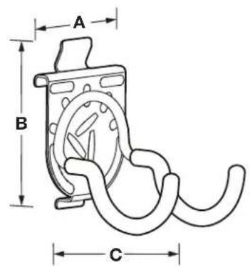 Gladiator GASL182PHB - DIMENSIONS DE L'ENSEMBLE DE PROFILÉS GEARTRACK® POUR CHARGES LOURDES - 3