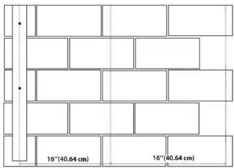 Gladiator GAKT48BKGY - Measure Location of Remaining Studs - 1