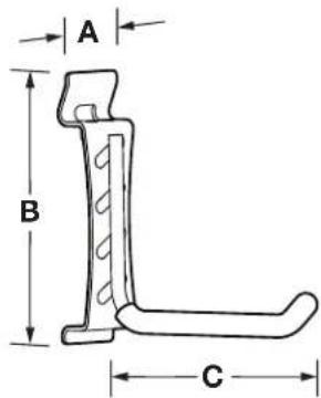 Gladiator GASL242PHB - DIMENSIONES DEL PAQUETE PARA CANASTA DE ALTA RESISTENCIA GEARTRACK® - 4