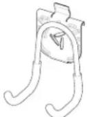 Gladiator GAWA24SKRH - INSTALLATION INSTRUCTION OF HOOKS, BINS AND BASKETS - 5