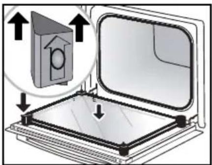 VEDETTE VOP4368B - - Remontage des vitres de la porte - 1