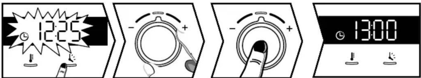 VEDETTE VOP4368B - - Modification de l'heure de fin de cuisson - 1