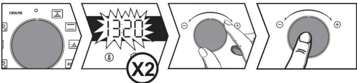 VEDETTE VOC4351B - - Modification de l'heure - 1