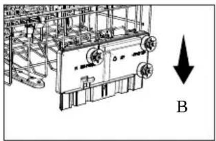 Exquisit EGSP2314-E-450D - Adjusting the Upper Basket - 4