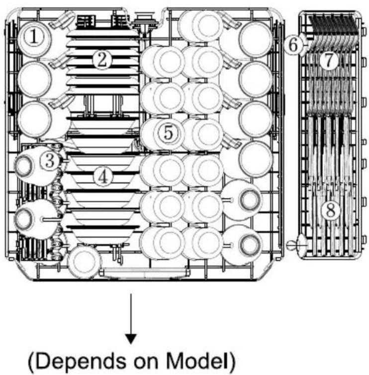 Exquisit EGSP2314-E-450D - Upper Basket - 1