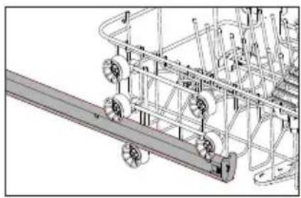 Exquisit EGSP2314-E-450D - Adjusting the Upper Basket - 2