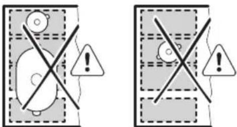 AEG NIK95I00FZ - Correct cookware position: - 2