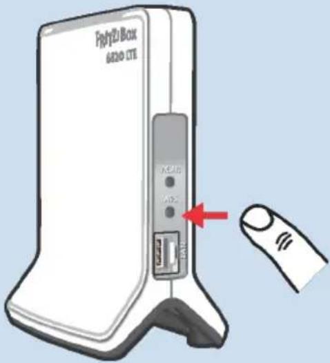 AVM FRITZ!Box 6820 LTE - Instructions : établir une connexion Wi-Fi via WPS - 1