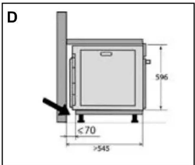 DE DIETRICH DOR4747X - KEUZE VAN DE PLAATSING EN INBOUW - 4