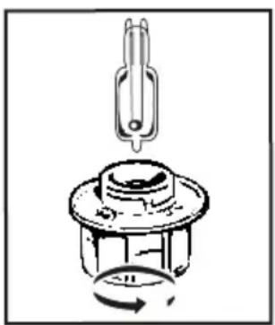 DE DIETRICH DOR4747X - AUSWECHSELN DER LAMPE - 2