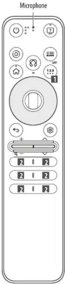 LG OLED77B56LA - Utilisation de la Magic Remote - 12