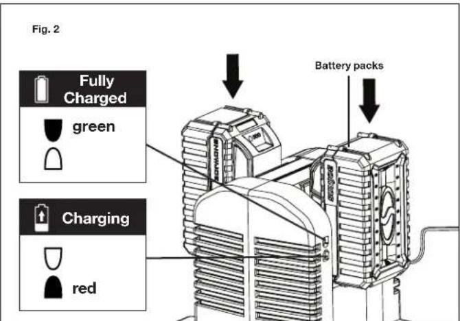 Sun Joe 24VCHRG-HS-DPC - Charge the Battery - 2