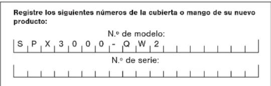 Sun Joe SPX3000-QW2 - Modelo y número de serie - 1