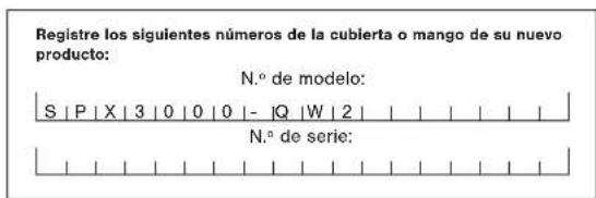 Sun Joe SPX3000-QW2 - Modelo y número de serie - 1
