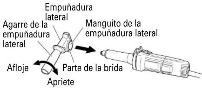 HITACHI GP2S2 - Utilización de la empuñadura lateral (Fig. 4) - 1