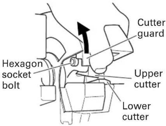 HITACHI VB16Y - SERVICE LIFE AND REPLACEMENT OF THE CUTTER - 2