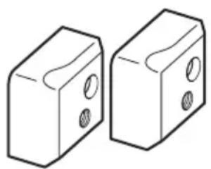 HITACHI VB16Y - ⚠ AVERTISSEMENT: Ne pas cintrer la barre béton #5 (5/8" de diamètre) avec l'ensemble de rouleau central (D38) et l'ensemble de rouleau central (D50). - 1