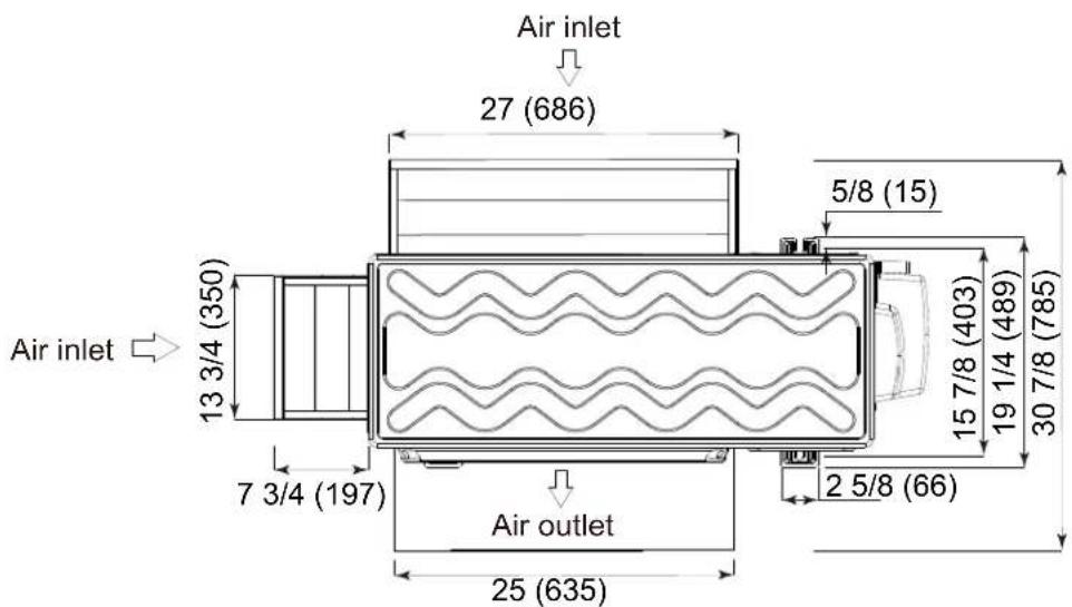 HAIER AW12TE1VHA - DIMENSIONES DE LA UNIDAD - 2