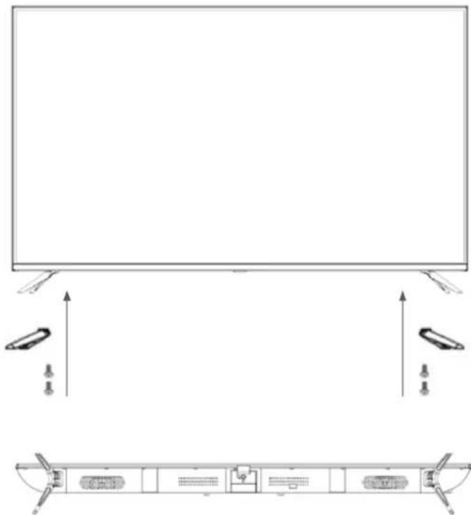 Japannext JN-IPS5503TUHDR - Assemblage de la base du moniteur - 1