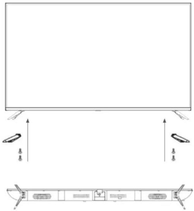Japannext JN-IPS5503TUHDR - Assembling the Monitor Base - 1